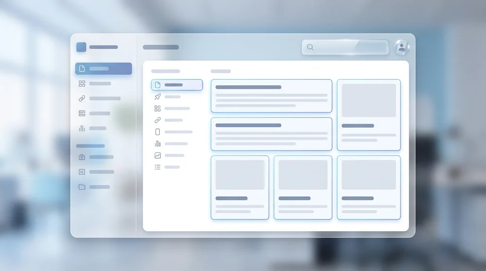 Screenshot-style depiction of a clean knowledge base layout.